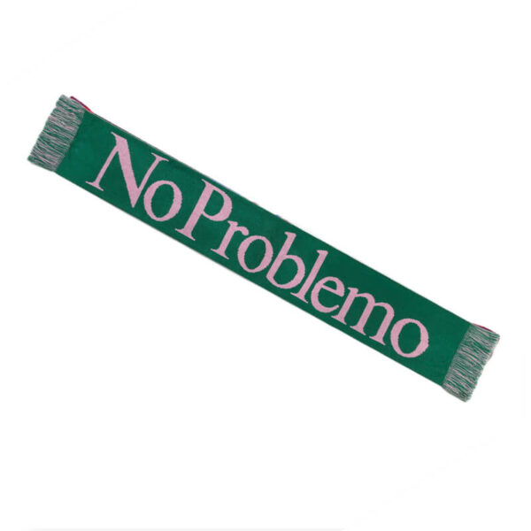 aries no problemo scarf green pink 1