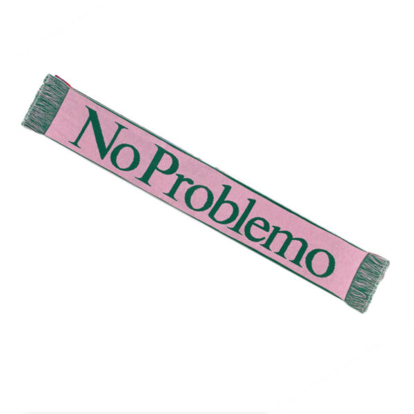 aries no problemo scarf green pink 2
