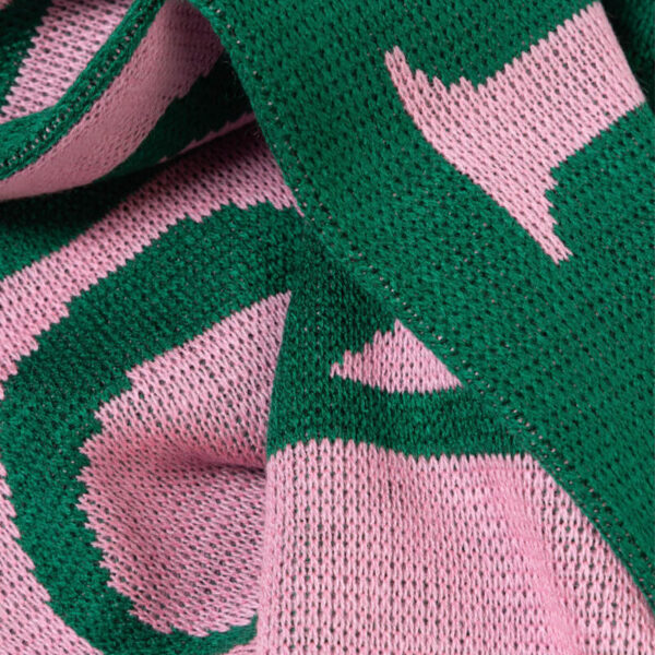 aries no problemo scarf green pink 3