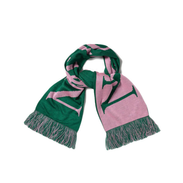 aries no problemo scarf green pink 5