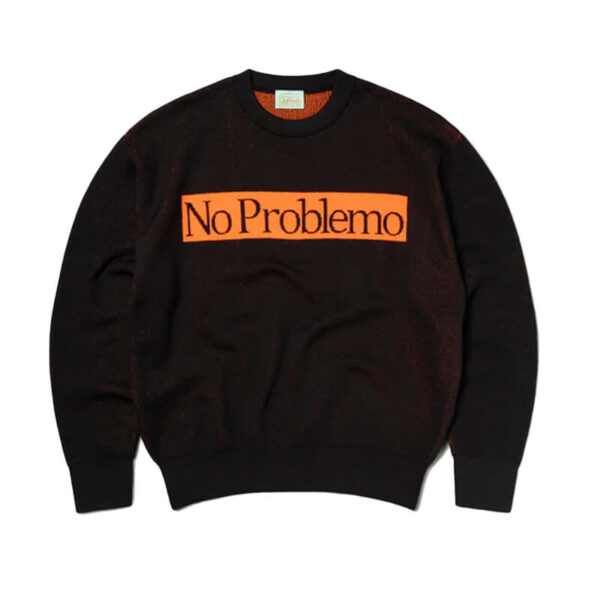aries recycled problemo knit black 1