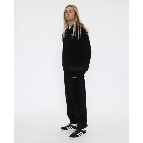 noon goons sprint velour track top black 2