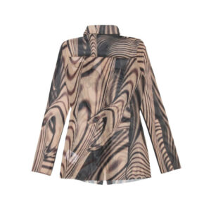 pam moire mesh tie up ls shirt moire 6