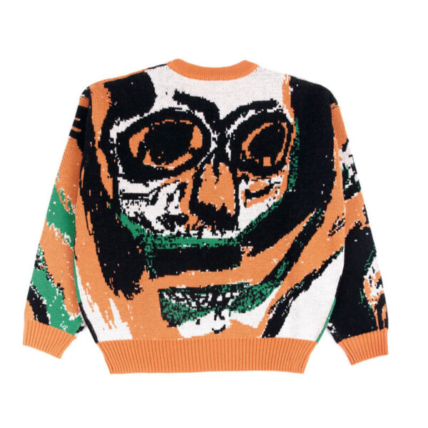 pam skulls crew neck knit firecracker 2