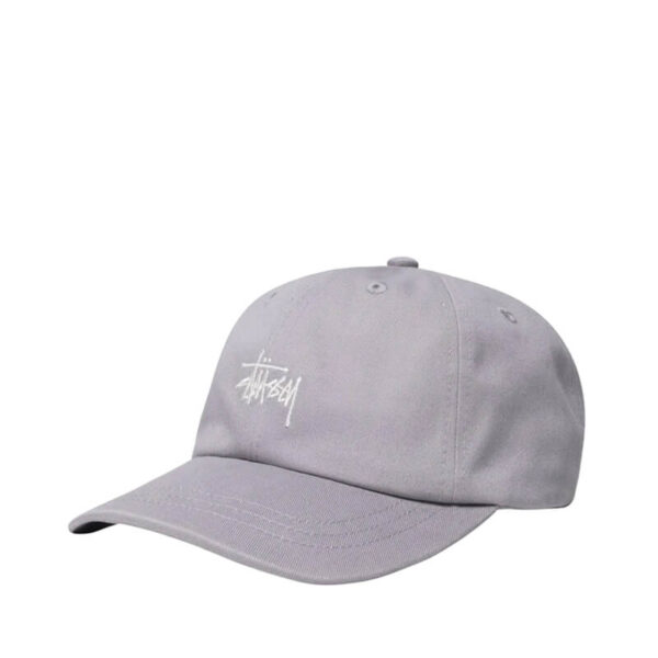 stussy stock low pro cap grey 1