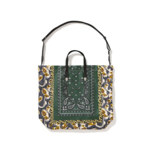 toga print tote bag green 1