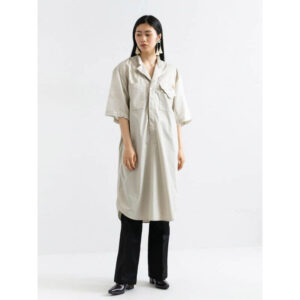 toga x dickies long shirt beige 2