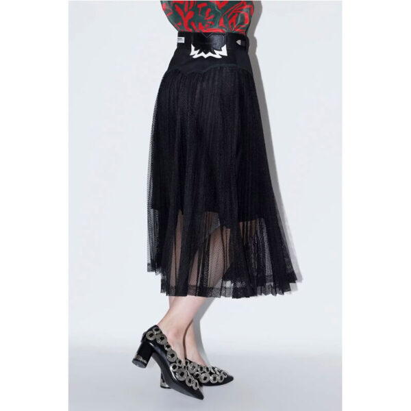 toga x dickies pleated skirt black 2