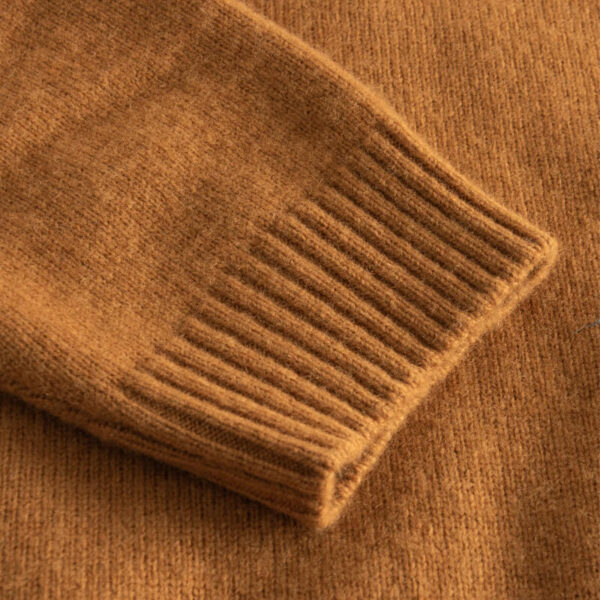 wood wood beckett lambswool jumper mustard 3