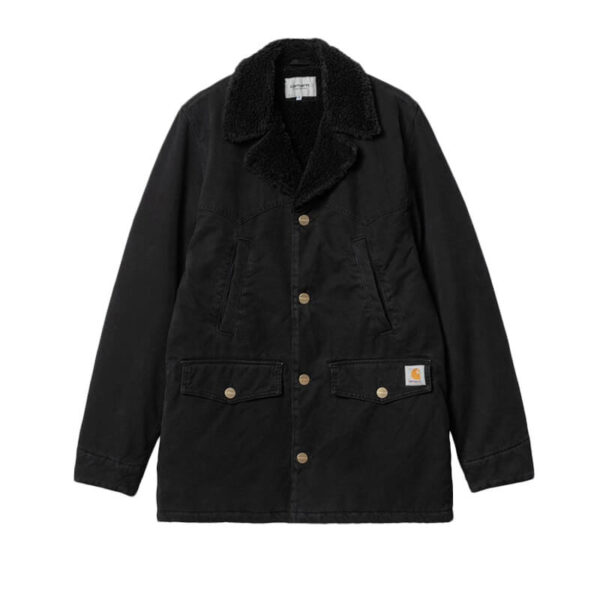 CARHARTT WIP newman coat black 1