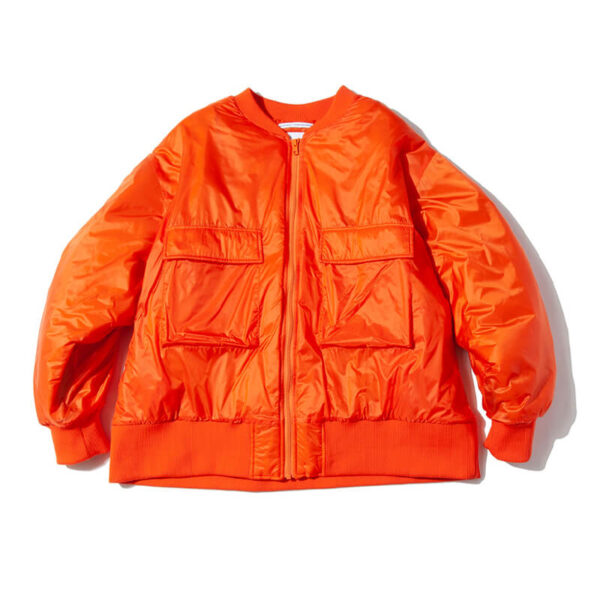 FCE padding rib blouson orange 1