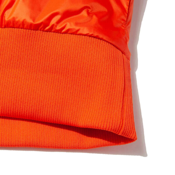 Padding Rib Blouson - Orange