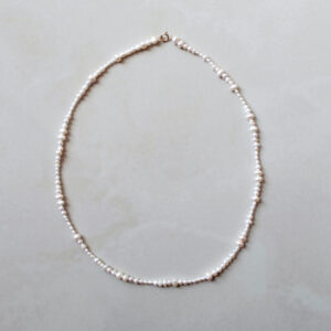 LABRO piccolo pearl necklace white 1