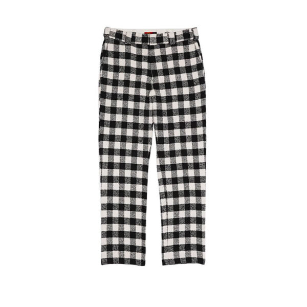OC X DICKIES tweed work pant black check 1