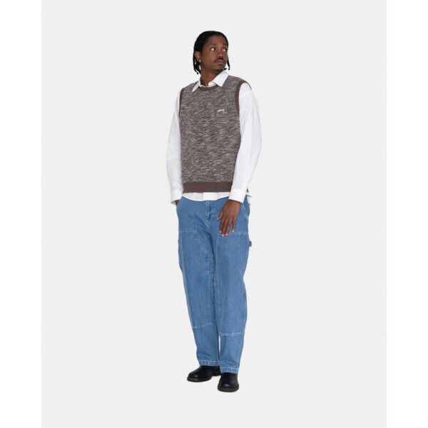 STUSSY marley knit vest multi 3