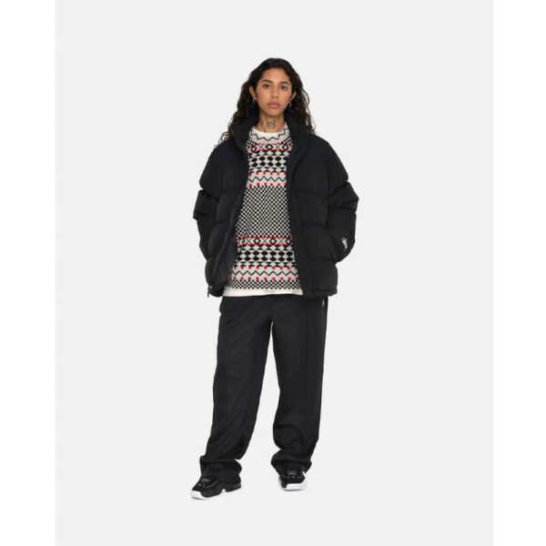 STUSSY poly track pants black 5