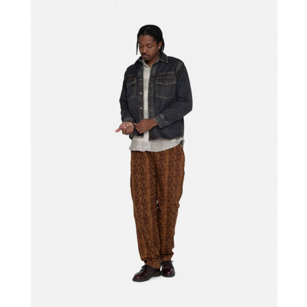 STUSSY python beach pant brown 3