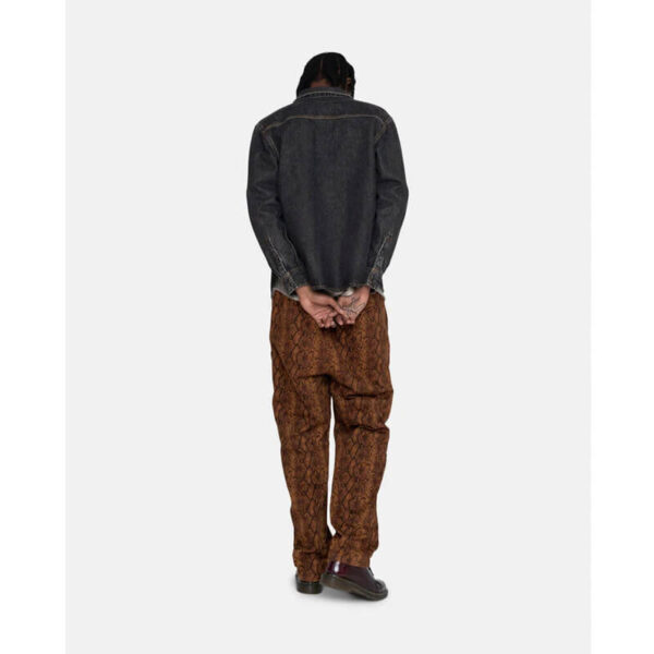 STUSSY python beach pant brown 4