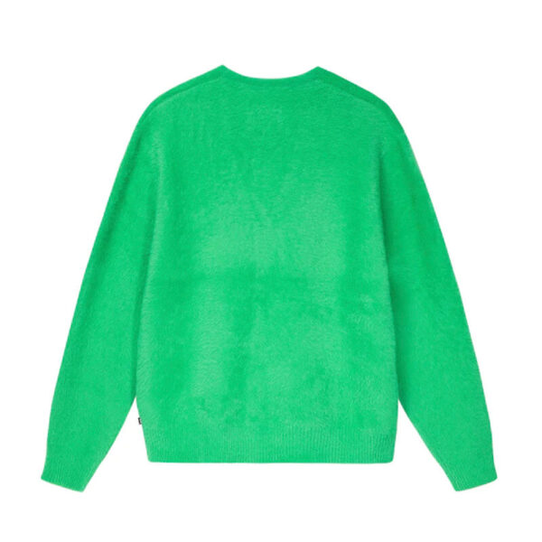 STUSSY shaggy cardigan kelly 2