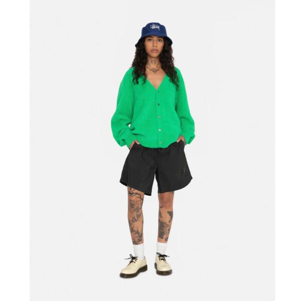 STUSSY shaggy cardigan kelly 5