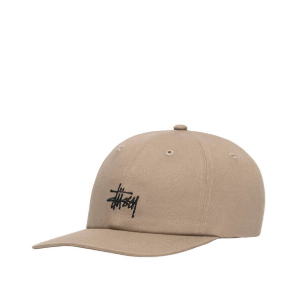 STUSSY stock low pro cap dark khaki 1