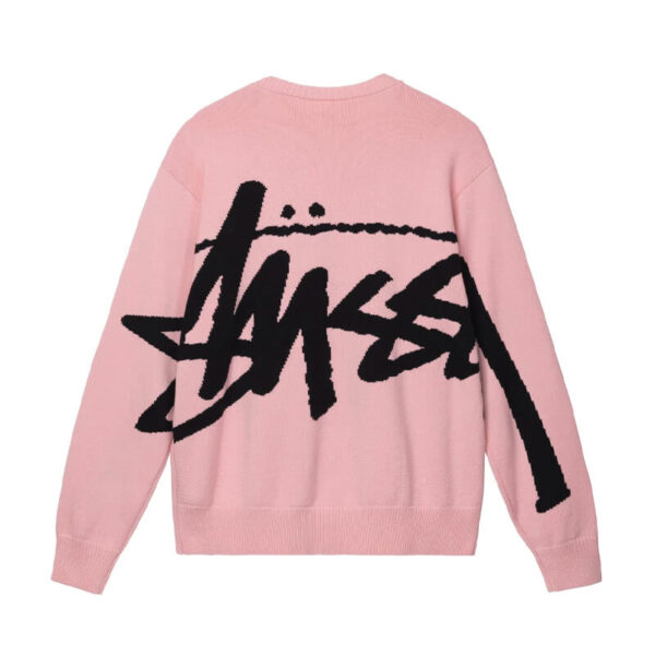 STUSSY stock sweater pink 2