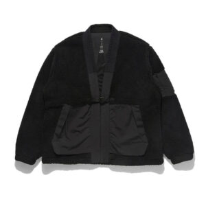 maharishi tech hanten fleece jacket black 1