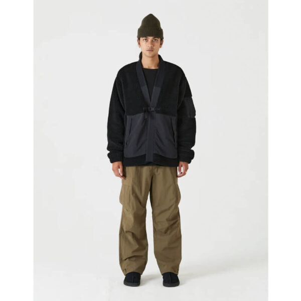 maharishi tech hanten fleece jacket black 4