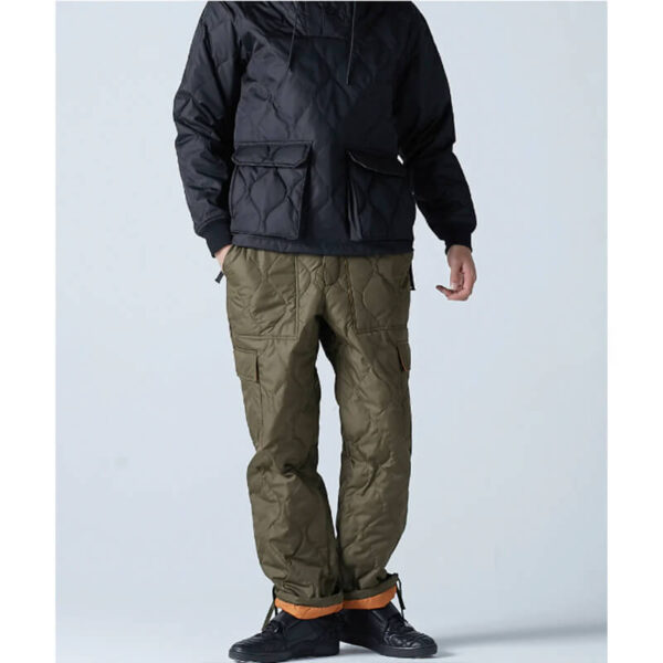 taion military cargo down pants dark olive 3