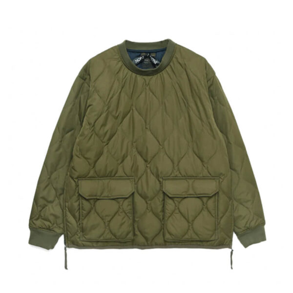 taion military down pullover dark olive 1