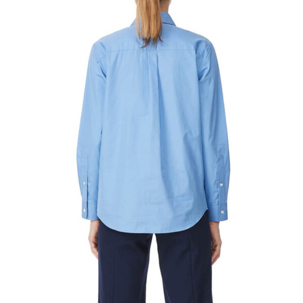 toga cotton typewritter shirt light blue 6