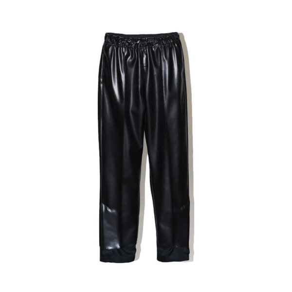 toga fake leather pants black 1