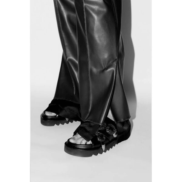 toga fake leather pants black 3