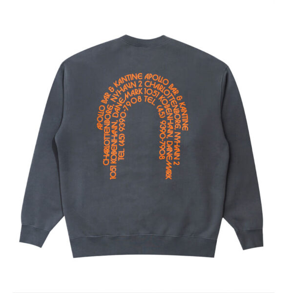 RECEPTION Club Sweat Arch Fleece Iron Grey 2