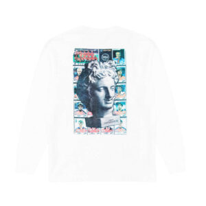 RECEPTION stoned ls tee white 1