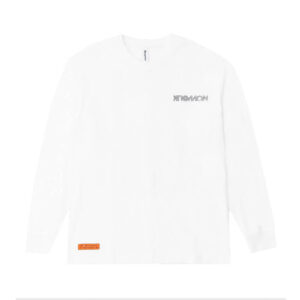 RECEPTION stoned ls tee white 2