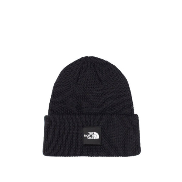 TNF logo box cuffed beanie black 1