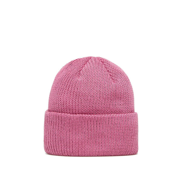 TNF logo box cuffed beanie pink 2