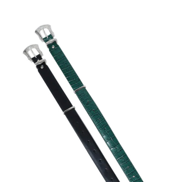 TOGA buckle belt green 3