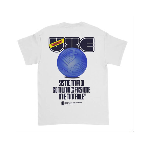 UXE MENTALE comunicazione stand fit ss tee ice grey1