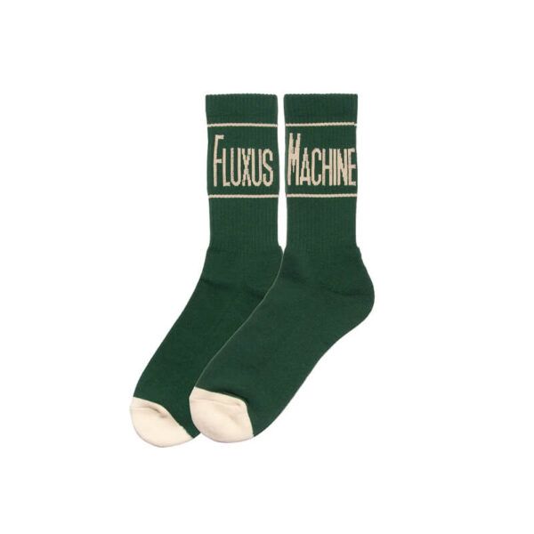 UXE MENTALE crew socks green 1