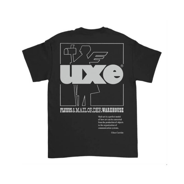 UXE MENTALE mail orderwarehouse tee washed black 1