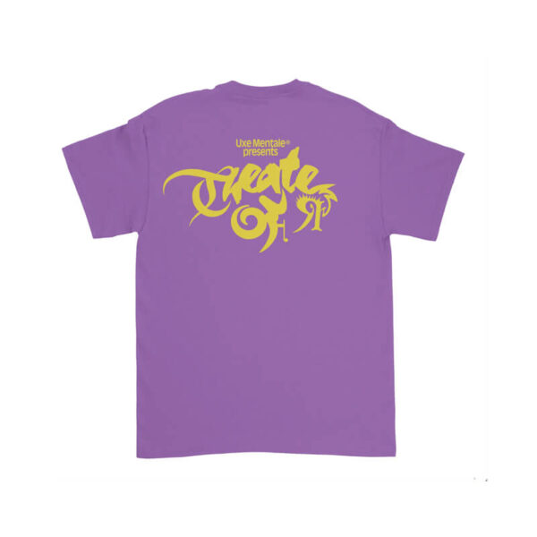 UXE MENTALE theater of reality tee washed purple 2