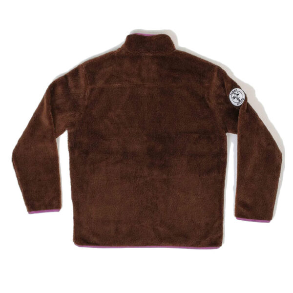 GMT polar fleece zip thru chocolate 2