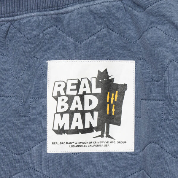 RBM quilted fleece pant slate 3