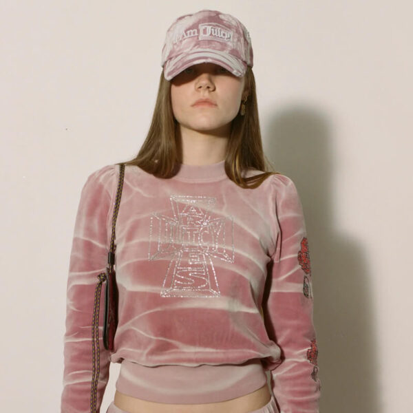 ARIES X JUICY COUTURE I am Juicy Tie Dye Cap pink 5