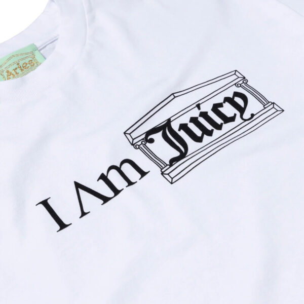 ARIES X JUICY I am juicy ss tee white 4