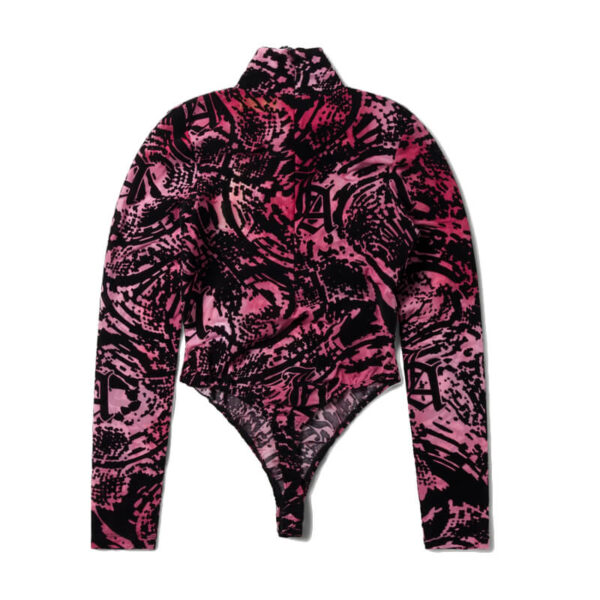 ARIES X JUICY Juicy Psysnake Flocked Mesh Body Pink 2