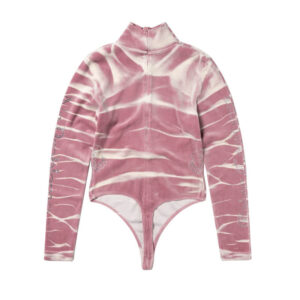 ARIES X JUICY Juicy Tie Dye Velour Body Pink 2