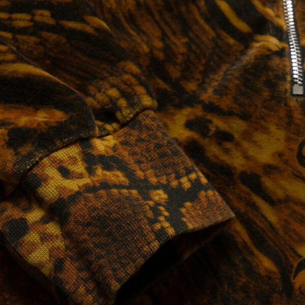 ARIES X JUICY Psysnake Half Zip Sweat brown 5